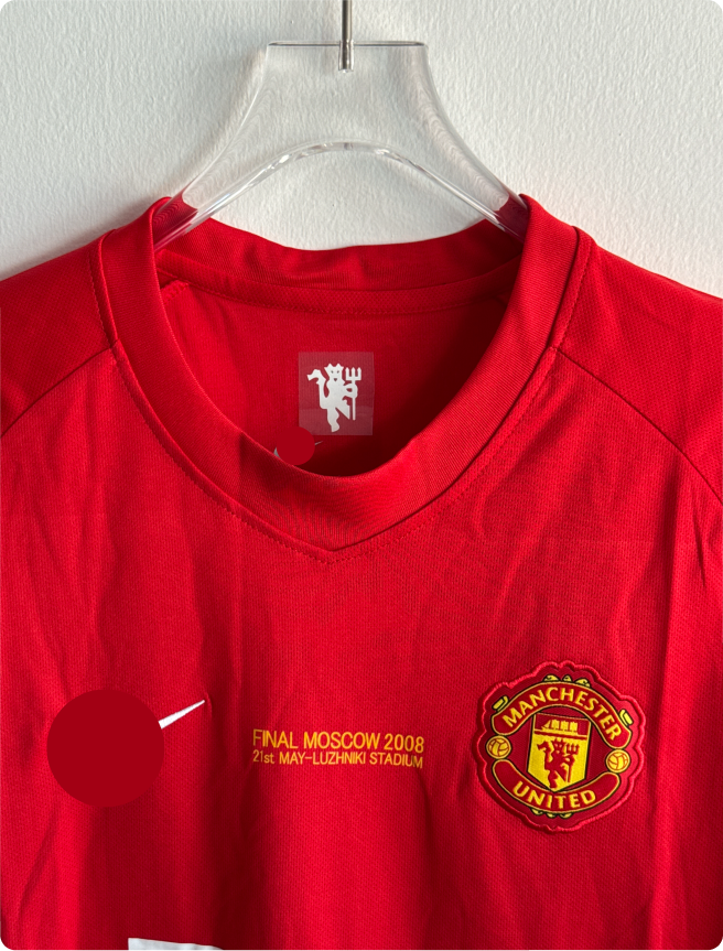 MANCHESTER UNITED 2008 HOME KIT WITH SHORTS IMPORTED