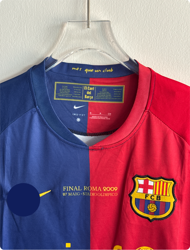 BARCELONA 2008-09 HOME KIT WITH SHORTS IMPORTED