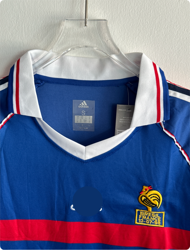 FRANCE 1998 HOME KIT WITH SHORTS IMPORTED