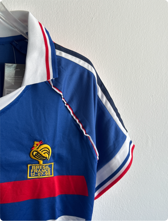 FRANCE 1998 HOME KIT WITH SHORTS IMPORTED