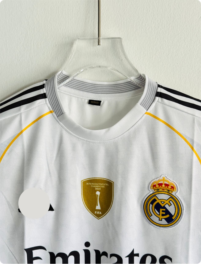 REAL MADRID 25-26 HOME KIT VALVERDE EMBROIDERY PREMIUM