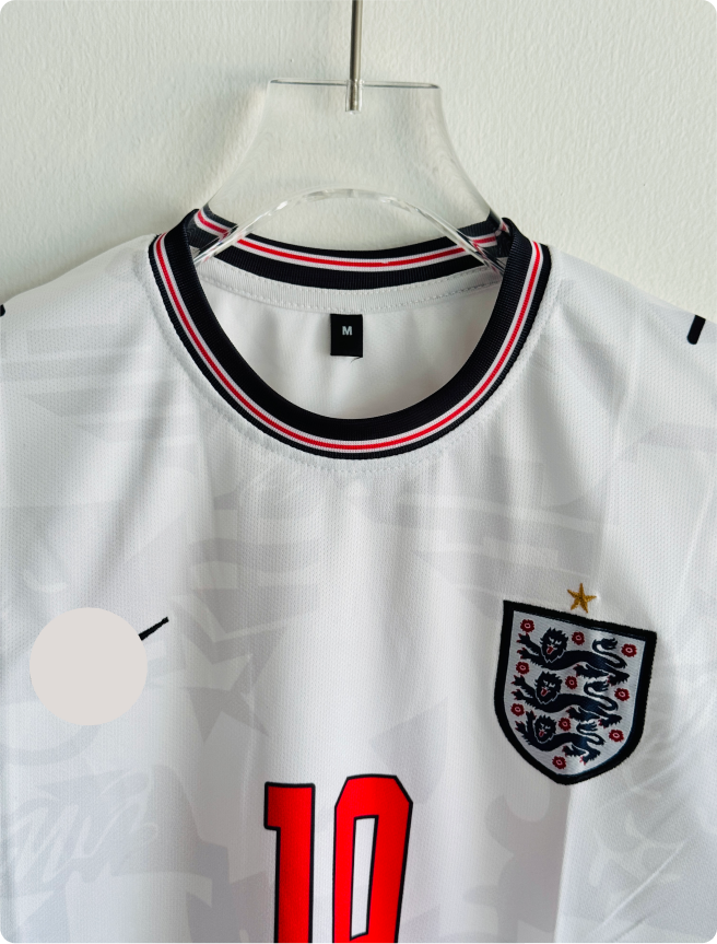 ENGLAND 2026 HOME KIT BELINGHAM EMBROIDERY