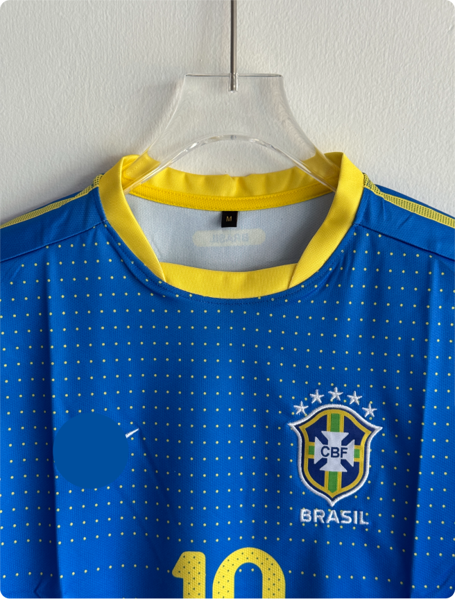 BRAZIL 2010-11 AWAY KIT KAKA EMBROIDERY PREMIUM
