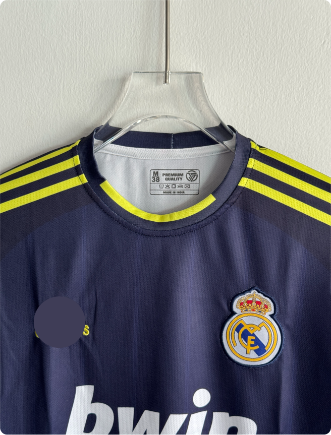 REAL MADRID 2011-12 AWAY KIT RONALDO FULLSLEEVE EMBROIDERY