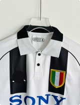JUVENTUS 1997-98 HOME KIT ZIDANE POLO EMBROIDERY