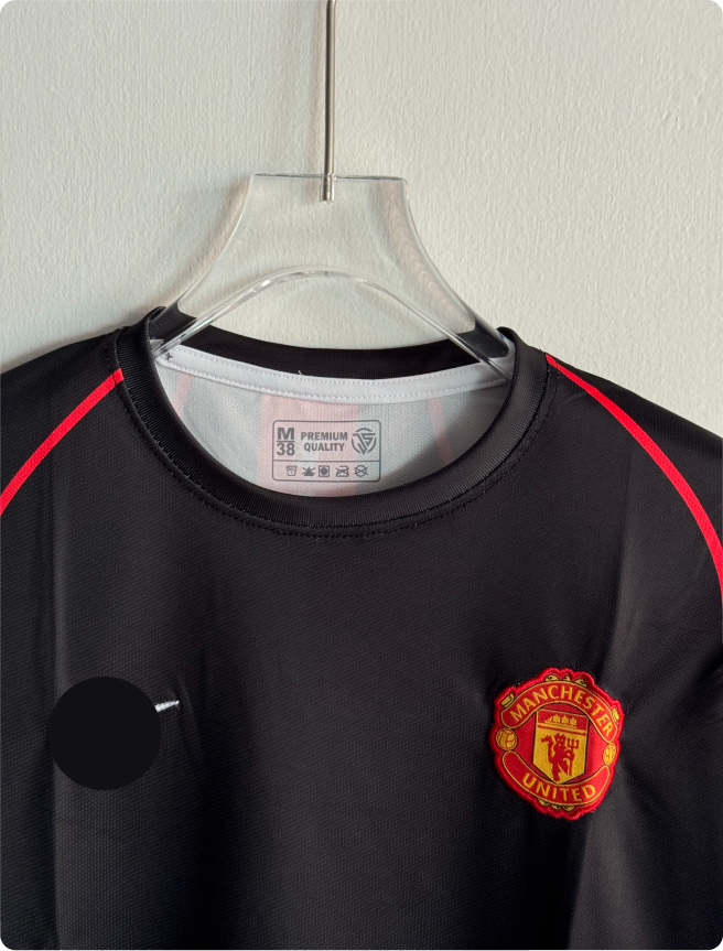 MANCHESTER UNITED 2007-08 AWAY KIT RONALDO EMBROIDERY