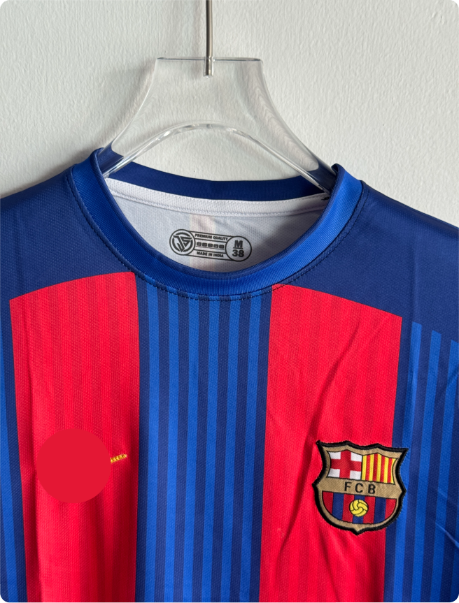 BARCELONA 2016-17 HOME KIT MESSI EMBROIDERY