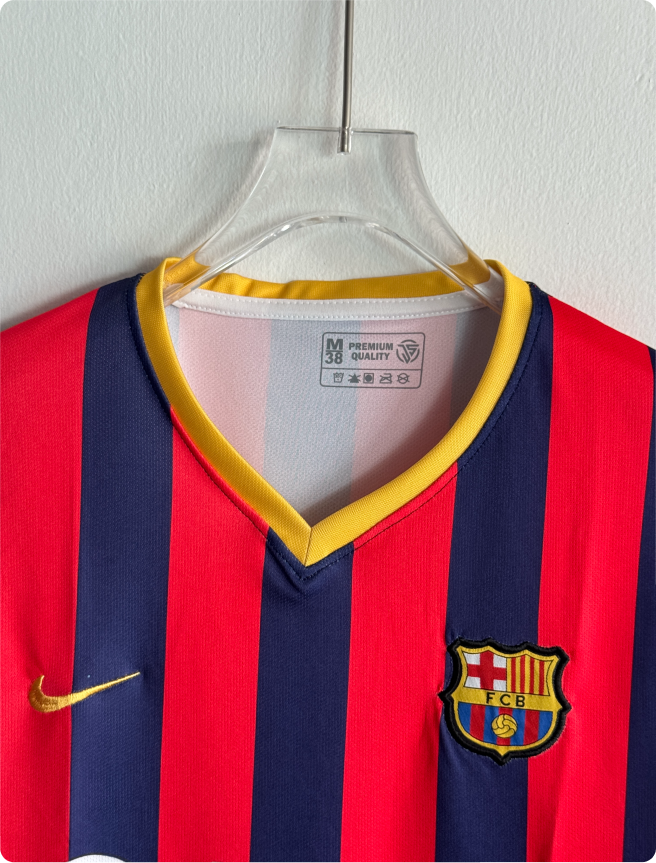 BARCELONA 2013-14 HOME KIT NEYMER EMBROIDERY