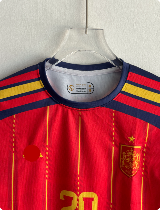 SPAIN 2026 HOME KIT PEDRI FULLSLEEVE EMBROIDERY