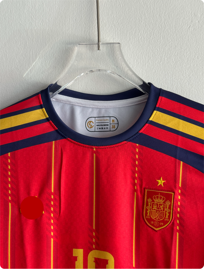 SPAIN 2026 HOME KIT LAMINE YAMAL FULLSLEEVE EMBROIDERY