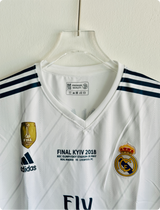 REAL MADRID 2017-18 HOME KIT RONALDO EMBROIDERY