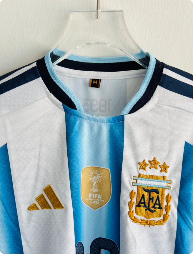 ARGENTINA 2026 HOME KIT MESSI FULLSLEEVE EMBROIDERY PREMIUM