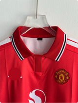 MANCHESTER UNITED 26-27 HOME KIT POLO EMBROIDERY PREMIUM