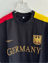 TSHIRT GERMANY WHITE FIVESLEEVE EMBROIDERY