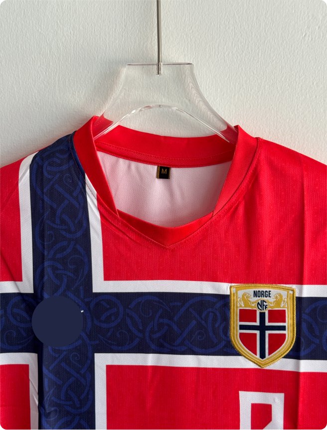 NORWAY 2026 HOME KIT HAALAND EMBROIDERY PREMIUM