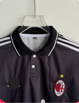 ACMILAN 2007 AWAY SPECIAL EDITION KIT MALDINI FIVESLEEVE POLO
