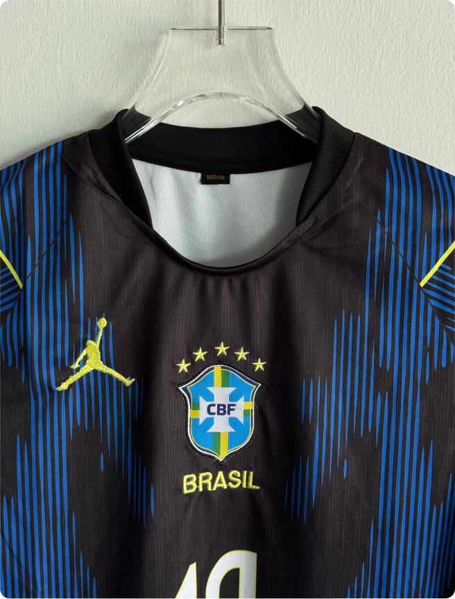 BRAZIL 2026 AWAY KIT NEYMER FULLSLEEVE EMBROIDERY PREMIUM