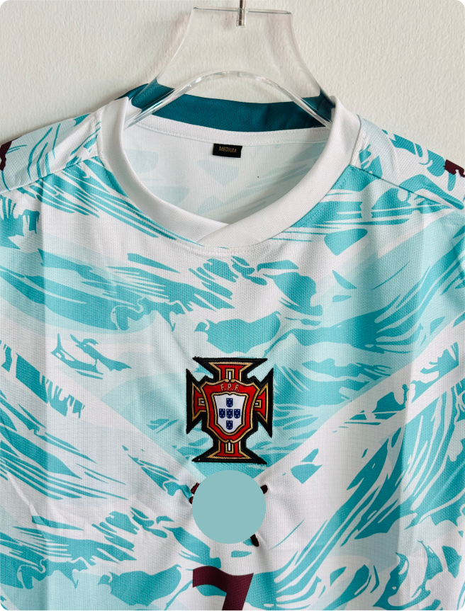 PORTUGAL 2026 AWAY KIT RONALDO FULLSLEEVE EMBROIDERY PREMIUM