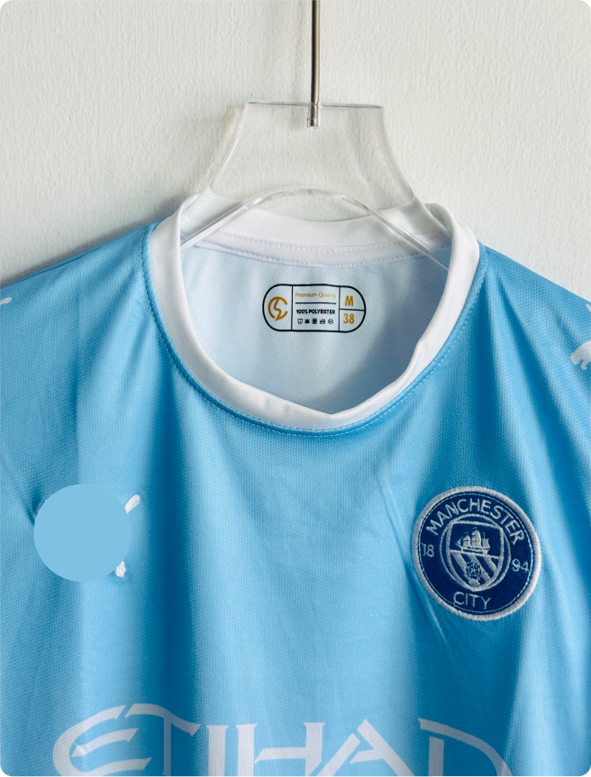 MANCHESTER CITY 26-27 HOME KIT FODEN EMBROIDERY