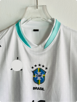 BRAZIL 2026 WHITE KIT NEYMER EMBROIDERY PREMIUM