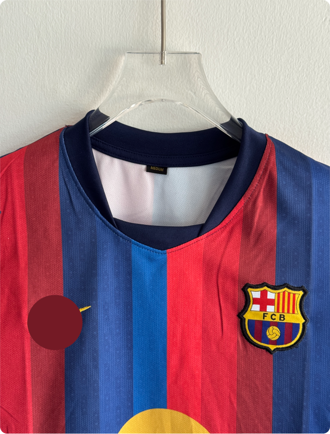 BARCELONA 26-27 HOME KIT YAMAL EMBROIDERY PREMIUM