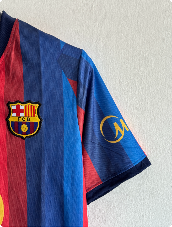 BARCELONA 26-27 HOME KIT YAMAL EMBROIDERY PREMIUM