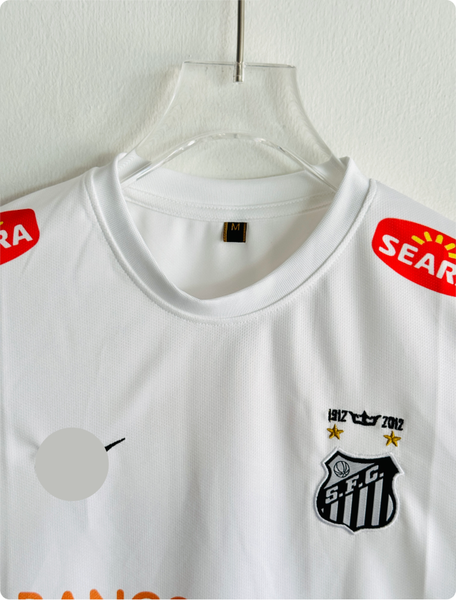 SANTOS 2012-13 HOME KIT NEYMER EMBROIDERY PREMIUM