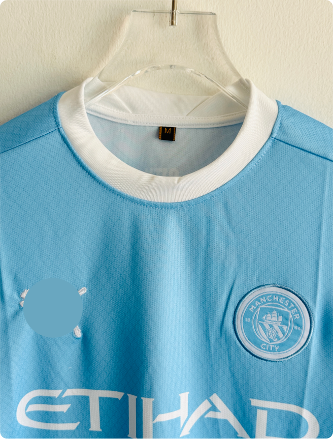 MANCHESTER CITY 26-27 HOME KIT HAALAND EMBROIDERY PREMIUM