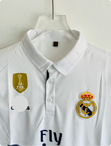 REAL MADRID 2016-17 HOME KIT RONALDO POLO EMBROIDERY PREMIUM