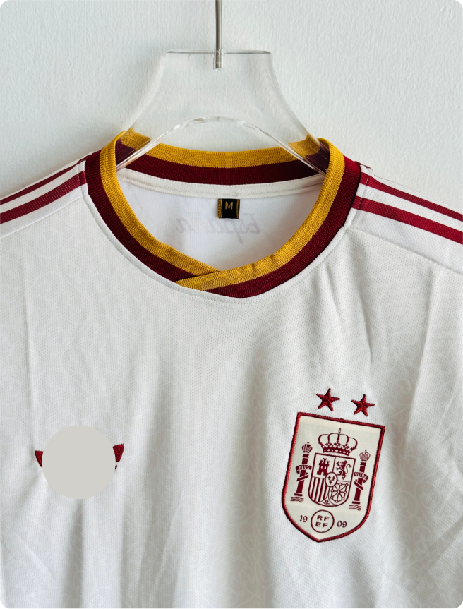 SPAIN 2026 2 STAR AWAY KIT FULLSLEEVE EMBROIDERY PREMIUM
