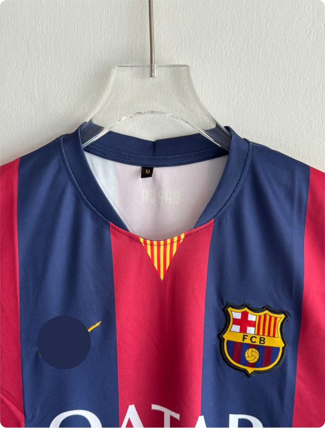 BARCELONA 2014-15 HOME KIT NEYMER EMBROIDERY PREMIUM