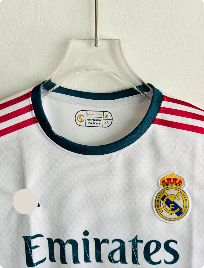REAL MADRID 26-27 HOME KIT FULLSLEEVE EMBROIDERY