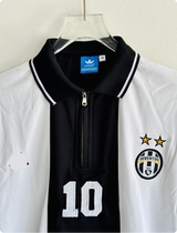 TSHIRT JUVENTUS 10 POLO EMBROIDERY WITH ZIP PREMIUM