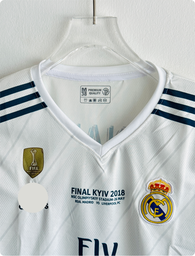 REAL MADRID 2017-18 HOME KIT RONALDO FULLSLEEVE EMBROIDERY