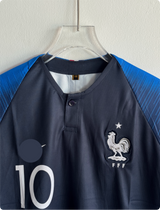 FRANCE 2018 HOME KIT MBAPPE POLO EMBROIDERY PREMIUM