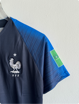 FRANCE 2018 HOME KIT MBAPPE POLO EMBROIDERY PREMIUM