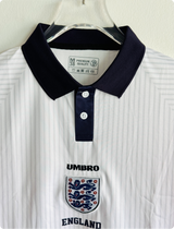 ENGLAND 1998 HOME KIT BECKHAM POLO EMBROIDERY