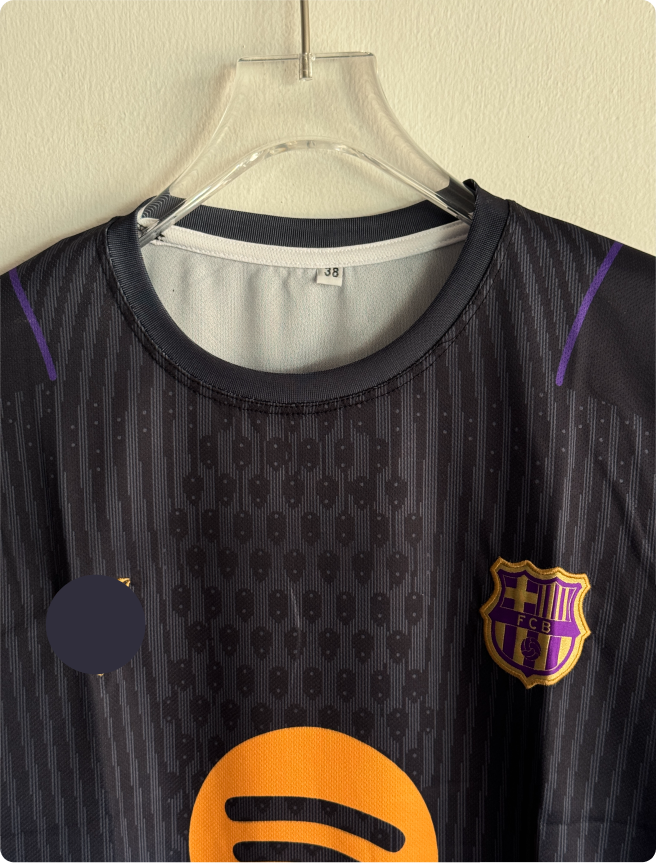 BARCELONA 26-27 AWAY KIT YAMAL EMBROIDERY