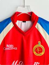 RCB 2011 IPL KIT AB DE VILLIERS POLO EMBROIDERY PREMIUM