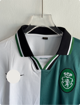 SPORTING 1998-99 THIRD KIT RONALDO FIVESLEEVE POLO EMBROIDERY PREMIUM