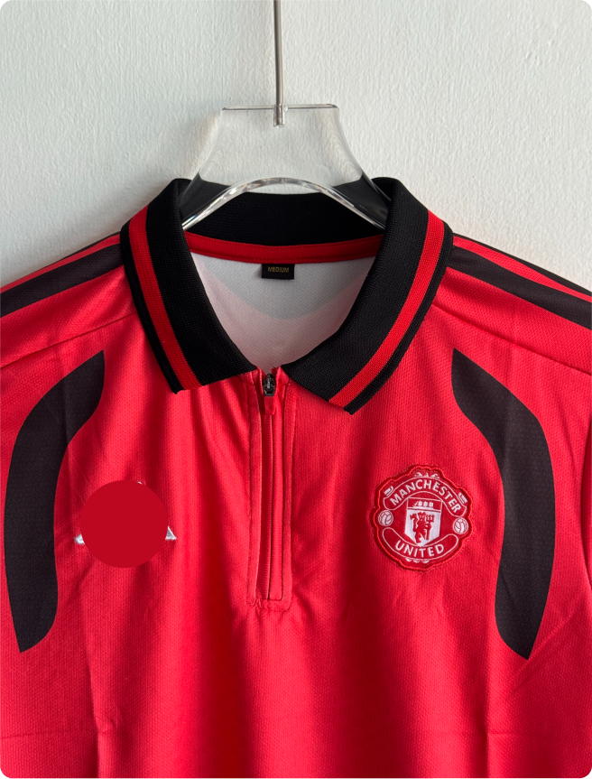 MANCHESTER UNITED 26-27 TRAINING TIRO KIT POLO EMBROIDERY PREMIUM
