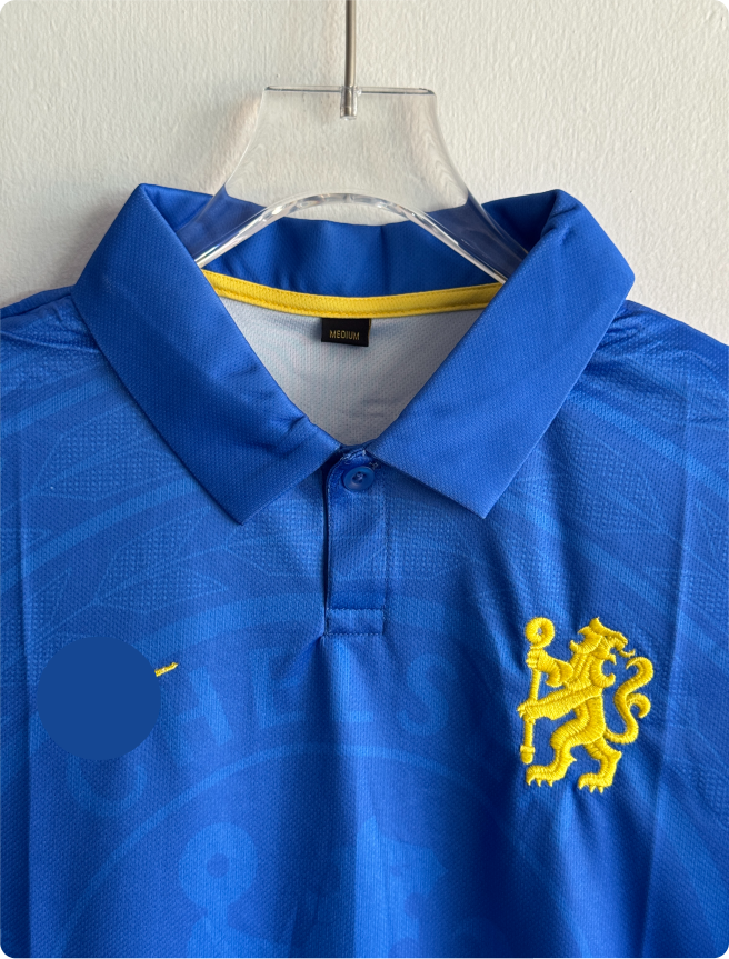 CHELSEA 26-27 HOME KIT PALMER POLO EMBROIDERY PREMIUM
