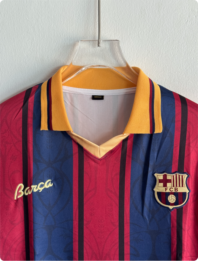 BARCELONA 125TH ANNIVERSARY KIT NEYMER FIVESLEEVE POLO EMBROIDERY PREMIUM