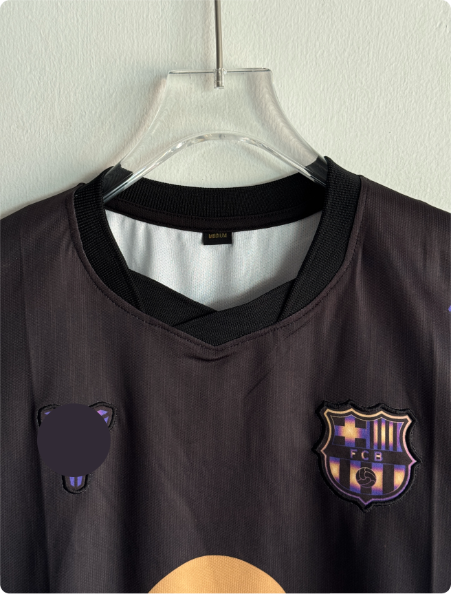 BARCELONA 26-27 AWAY KIT EMBROIDERY PREMIUM