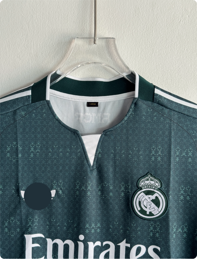 REAL MADRID 26-27 AWAY KIT MBAPPE EMBROIDERY PREMIUM