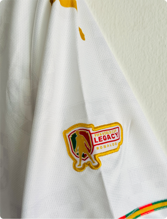 PORTUGAL 25-26 WHITE KIT RONALDO POLO EMBROIDERY PREMIUM