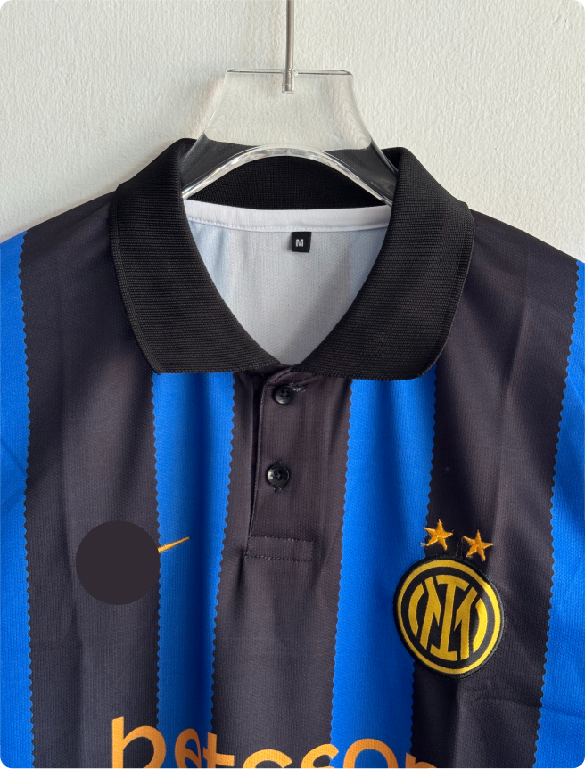 INTERMILAN 26-27 HOME KIT LAUTARO POLO EMBROIDERY