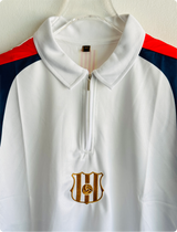 BARCELONA VINTAGE KIT FIVESLEEVE POLO EMBROIDERY WITH ZIP PREMIUM