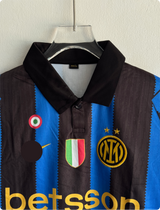 INTERMILAN 26-27 HOME KIT POLO EMBROIDERY PREMIUM