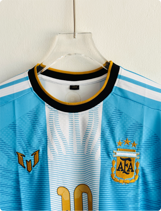 ARGENTINA 2026 MESSI FAREWELL KIT EMBROIDERY PREMIUM